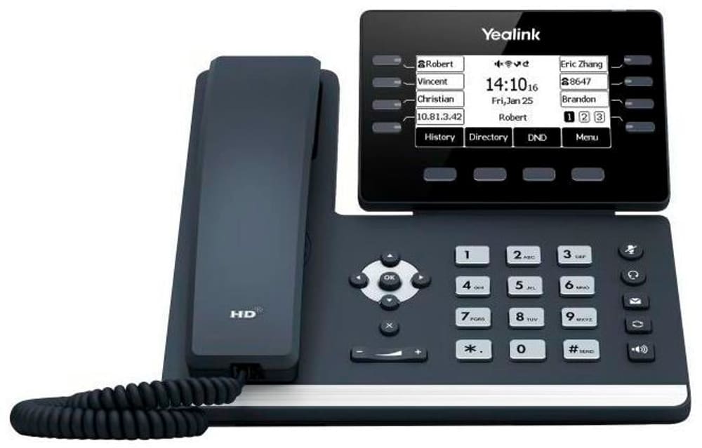 SIP-T53W Noir Téléphone fixe Yealink 785302401513 Photo no. 1