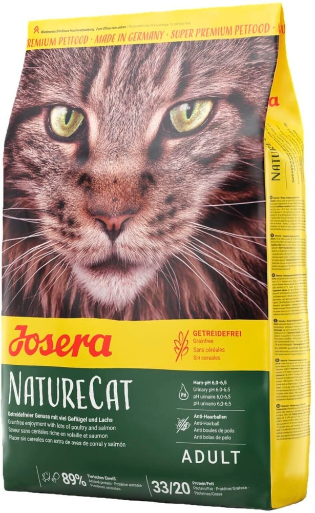 Cibo secco Nature Cat senza cereali, 2 kg Cibo secco Josera 785300193555 N. figura 1