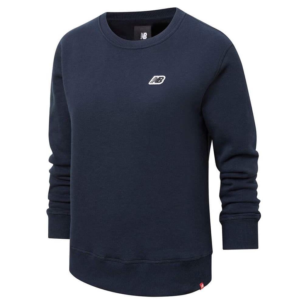 W NB Small Logo Crew Sweat Pullover New Balance 469541600343 Taille S Couleur bleu marine Photo no. 1