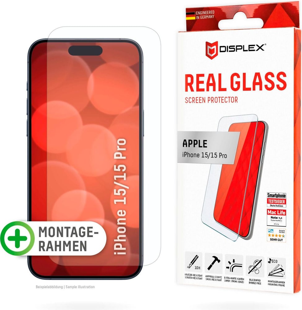 Real Glass Smartphone Schutzfolie Displex 785302415187 Bild Nr. 1