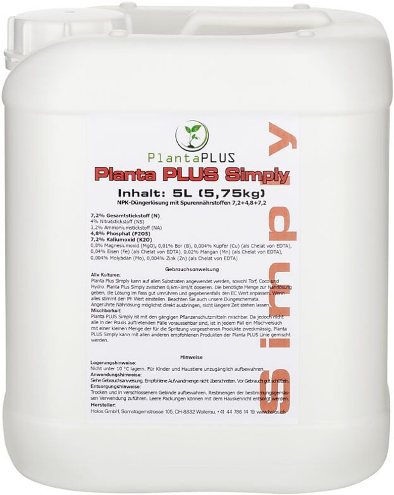 semplicemente 10 litri Fertilizzante liquido PlantaPlus 669700105397 N. figura 1