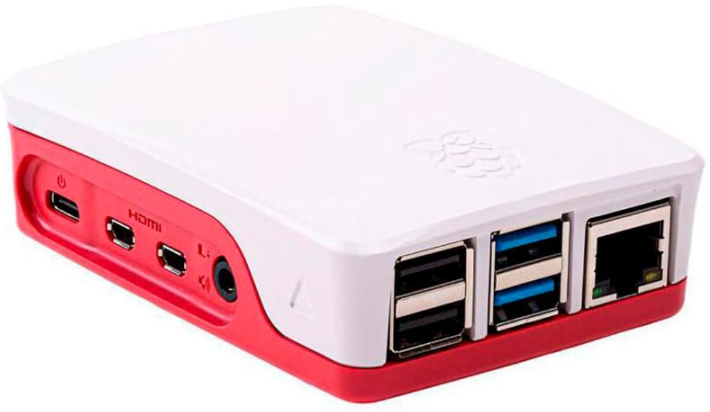 Gehäuse für Model B Rot/Weiss Mainboard Raspberry Pi 785300161351 Bild Nr. 1