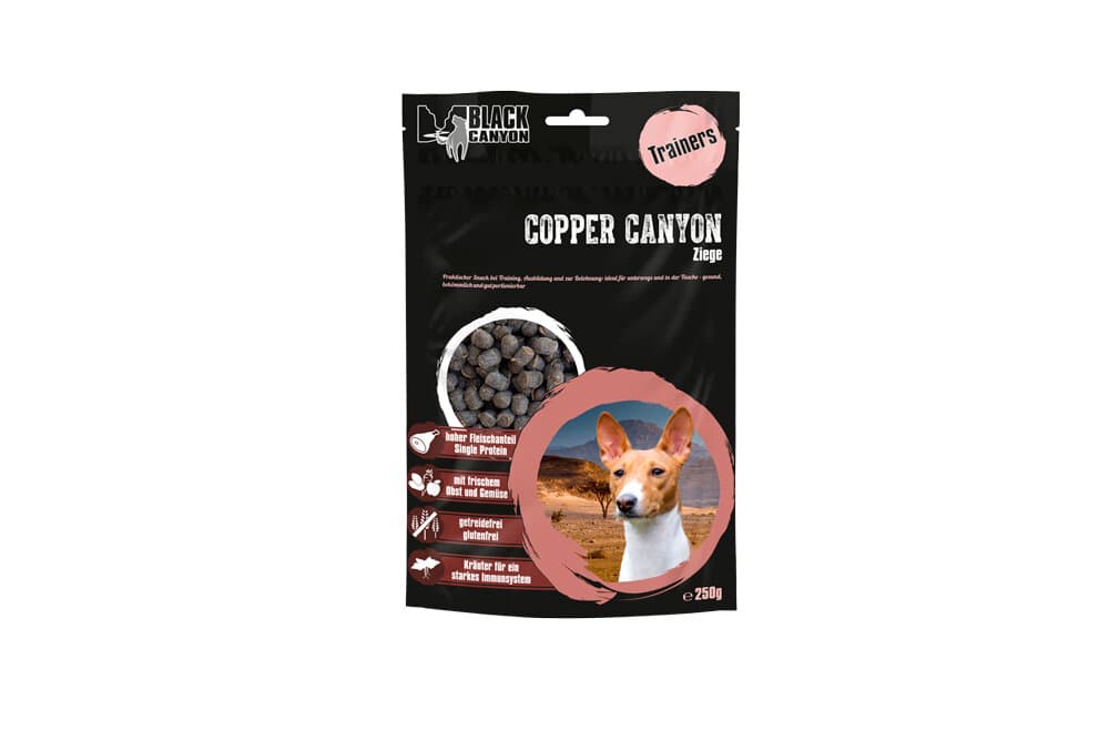 Trainers Copper Canyon capra, 0.25 kg Prelibatezze per cani Black Canyon 658321900000 N. figura 1