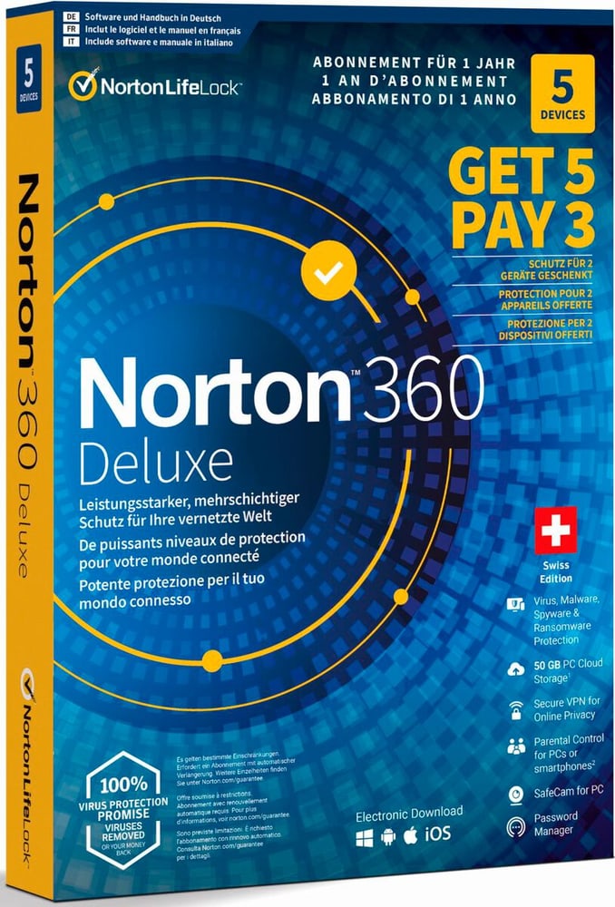 norton 360 5 devices