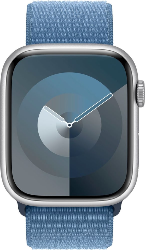 Watch Series 9 GPS 45mm Silver Aluminium Case with Winter Blue Sport Loop Smartwatch Apple 785302407468 Bild Nr. 1