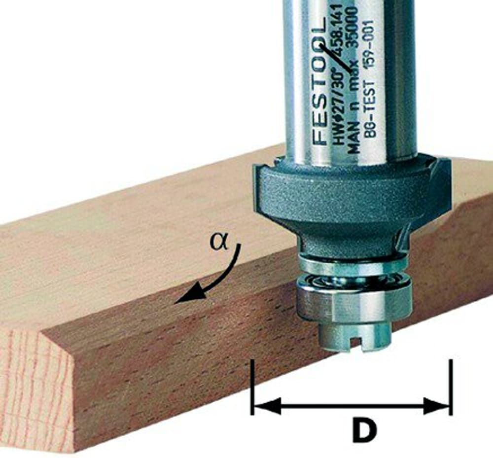 Fasefräser HM-bestückt Zubehör Fräsen / Gravieren Festool 617070200000 Bild Nr. 1