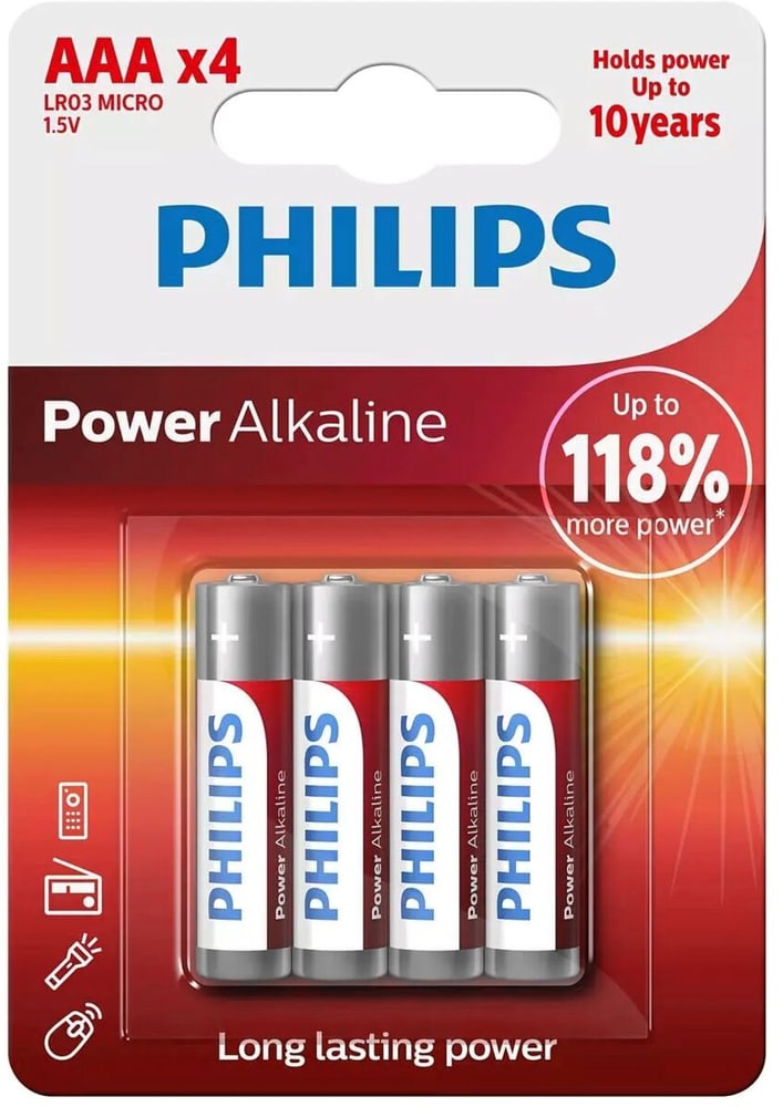 AAA / LR03 (4 Stk.) Batterie Philips 785300174871 Bild Nr. 1