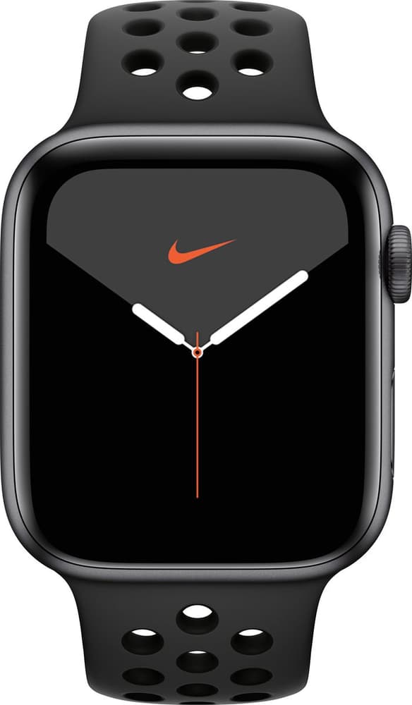 Watch Nike Series 5 GPS 44mm space gray Aluminium Anthracite Black Sport Band Smartwatch Apple 79871050000019 Photo n°. 1