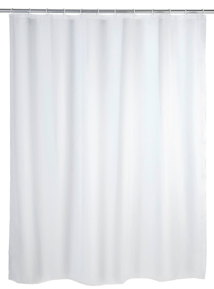 Duschvorhang Uni weiss Duschvorhang WENKO 674004800000 Farbe Weiss Grösse 180x200 cm Bild Nr. 1
