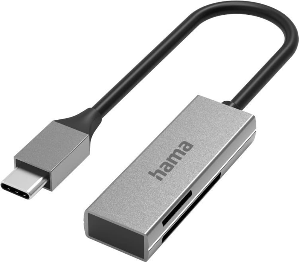 USB-C, USB 3.0, SD / microSD, Alu Lecteur de cartes Hama 785302423308 Photo no. 1