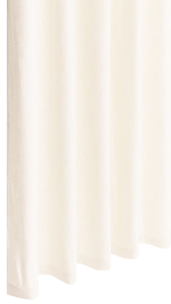 MAYA Rideau prêt à poser opaque 430296422010 Couleur Blanc Dimensions L: 150.0 cm x H: 270.0 cm Photo no. 1