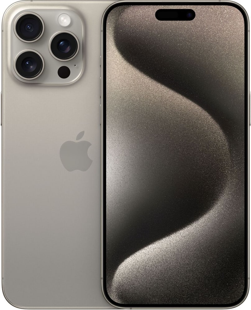iPhone 15 Pro Max 1TB Natural Titanium Smartphone Apple 785302407278 Couleur Natural Titanium Capacité de Mémoire 1.0 TB Photo no. 1