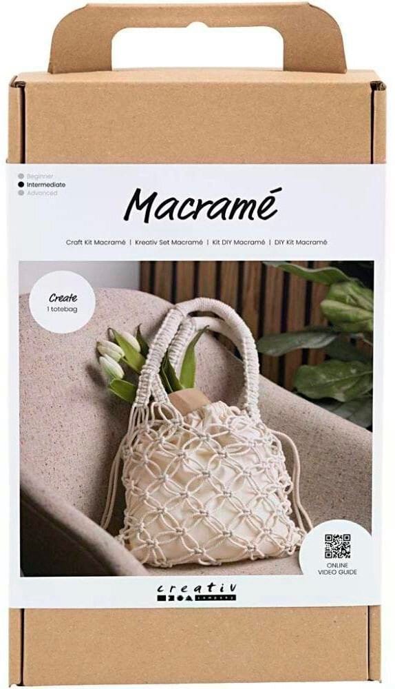 Kits de bricolage Sac Macramé Blanc Ensemble d'artisanat Creativ Company 785302426772 Photo no. 1