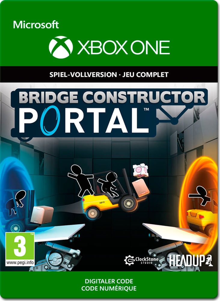 Xbox One - Bridge Constructor Portal Game (Download) 785300141393 N. figura 1