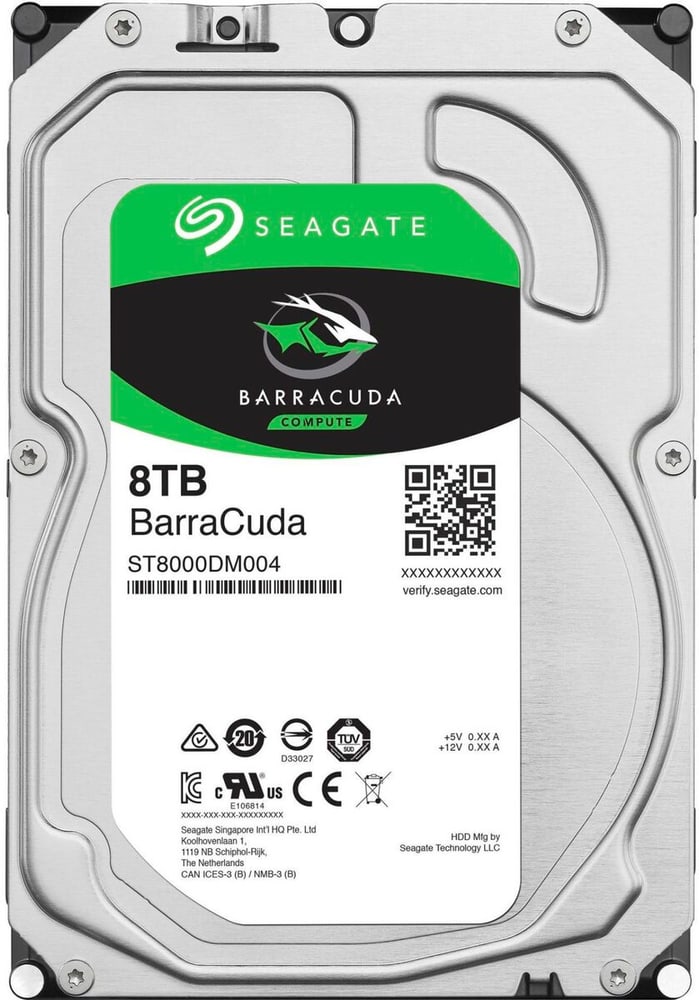 BarraCuda 3.5" SATA 8 TB Interne Festplatte Seagate 785302411910 Bild Nr. 1