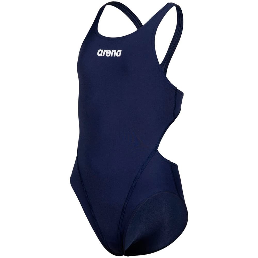 G Team Swimsuit Swim Tech Solid Costume da bagno Arena 468549714043 Taglie 140 Colore blu marino N. figura 1