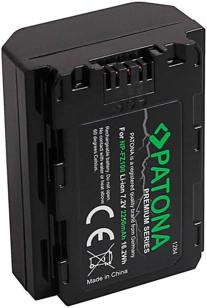 Batteria per fotocamere digitali premium Sony NP-FZ100 Accumulatore per fotocamere Patona 785300181454 N. figura 1