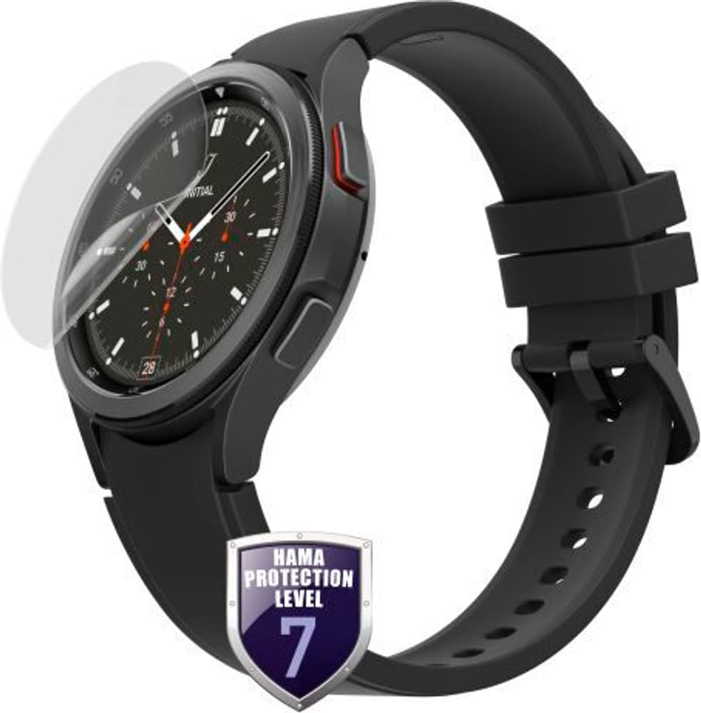 "Hiflex" per Samsung Galaxy Watch 4 Classic, 42 mm Pellicola protettiva per smartwatch Hama 785300180596 N. figura 1