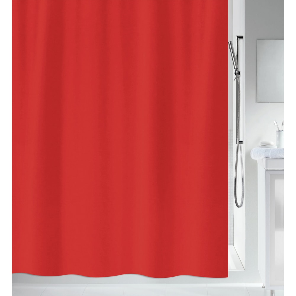 Primo Red Tenda da doccia spirella 674195200000 Colore Rosso Dimensioni 240x180 cm N. figura 1