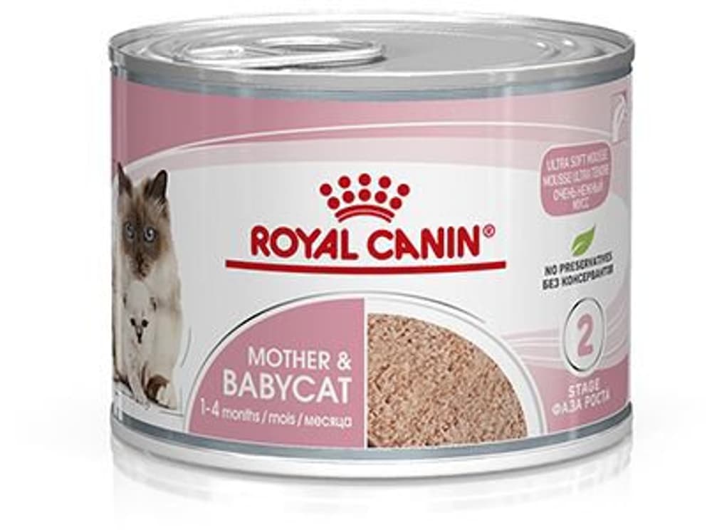 Mother & Babycat Mousse, 0.195 kg Nassfutter Royal Canin 658730300000 Bild Nr. 1