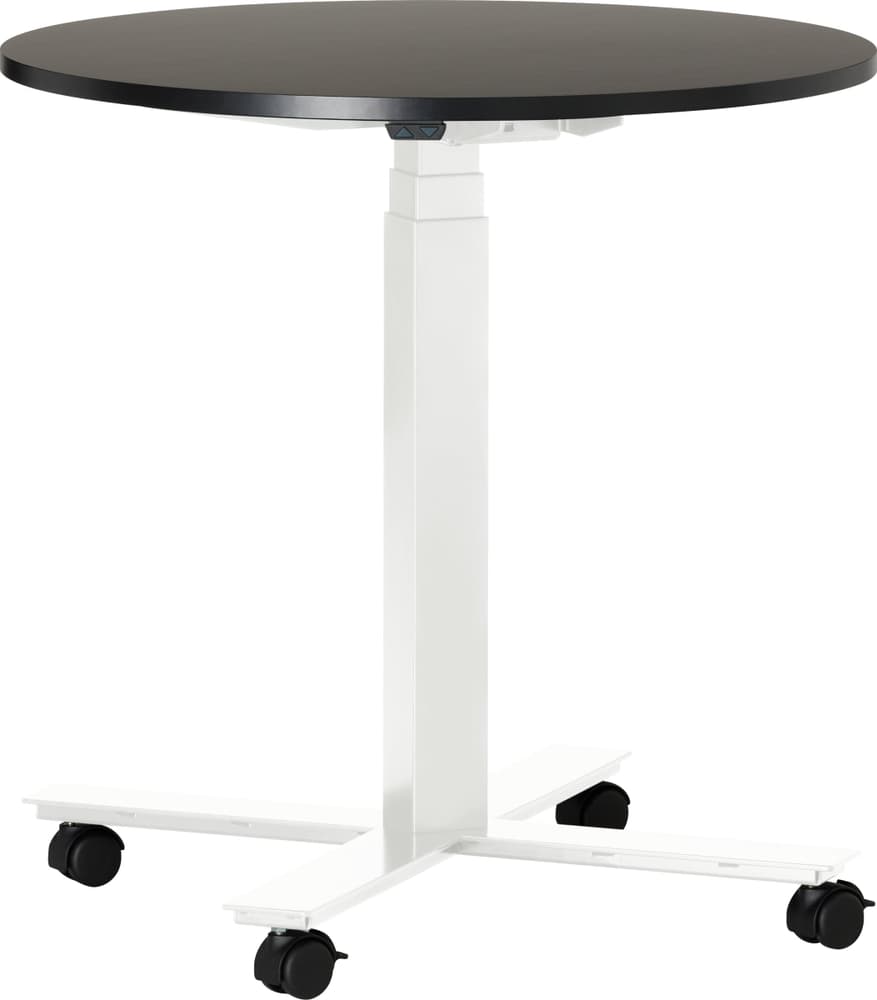FLEXCUBE Tavolo da riunione regolabile in altezza 401933200000 Dimensioni A: 66.5 cm Colore Nero N. figura 1