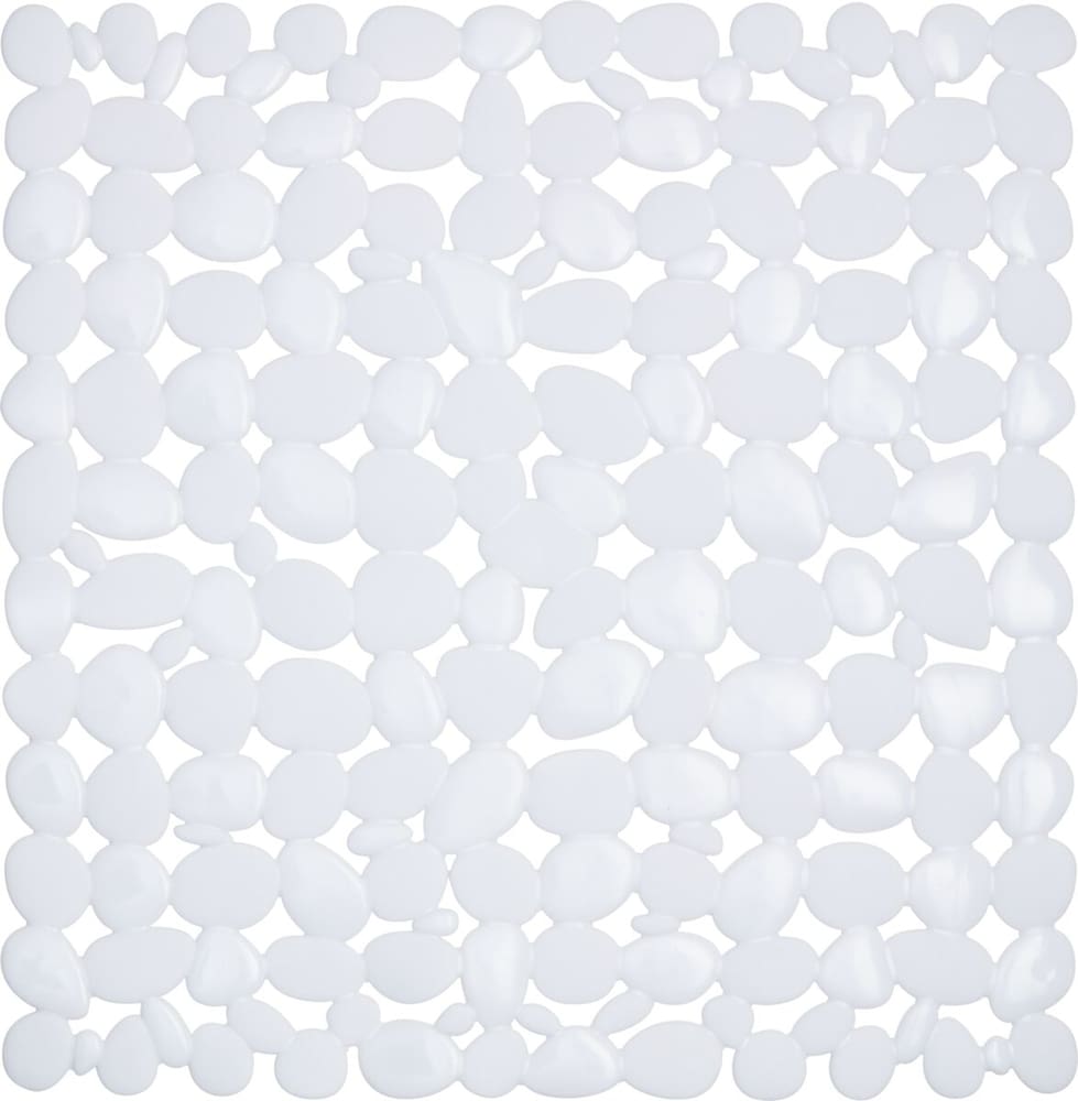 STONE Tapis de douche 453159756110 Couleur Blanc Dimensions L: 53.0 cm x H: 53.0 cm Photo no. 1