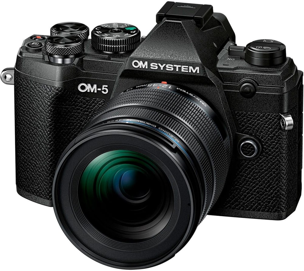Fotocamera OM-5 M.Zuiko Digital ED 12-45mm F/4 PRO Nero Kit fotocamera mirrorless OM-System 785300182010 N. figura 1