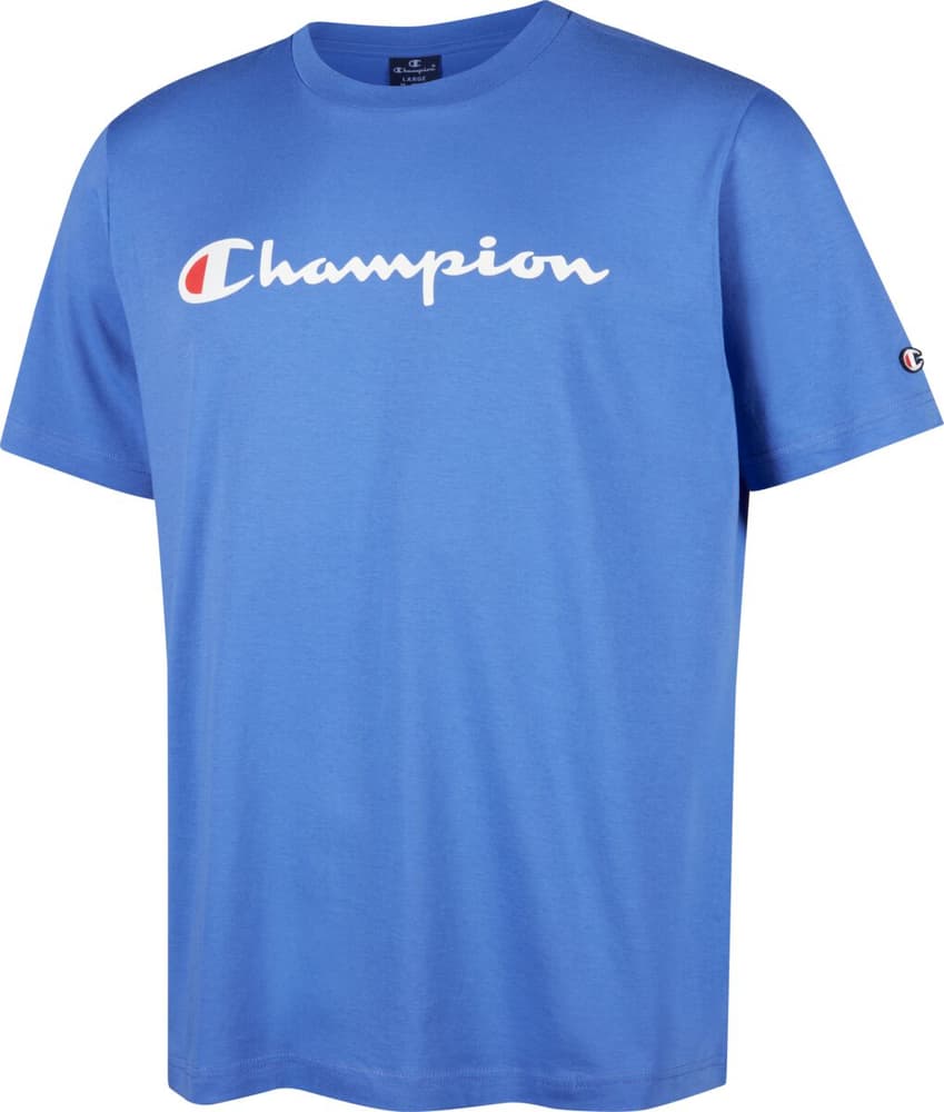 Crewneck Shirt T-shirt Champion 462427100440 Taille M Couleur bleu Photo no. 1