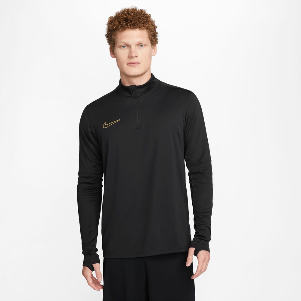 Dri-FIT Football Oberteil mit Halbreißverschluss Academy Langarmshirt Nike 491135300620 Grösse XL Farbe schwarz Bild-Nr. 1