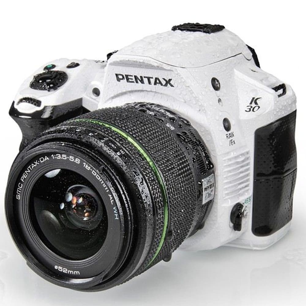 Pentax K-30 weiss + 18-55mm WR Pentax 95110003499713 Bild Nr. 1