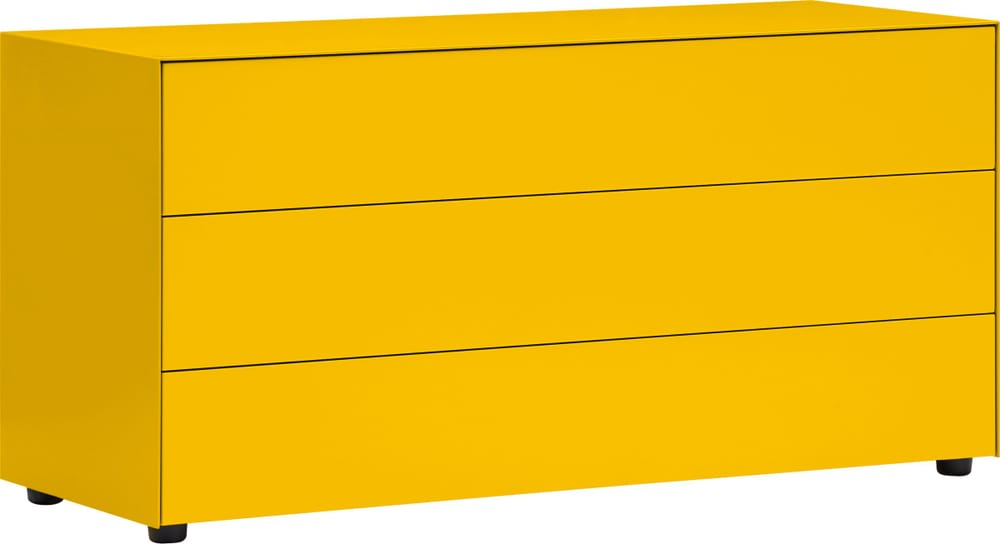 LUX Cassettone 400840300050 Dimensioni L: 120.0 cm x P: 46.0 cm x A: 56.0 cm Colore Giallo N. figura 1