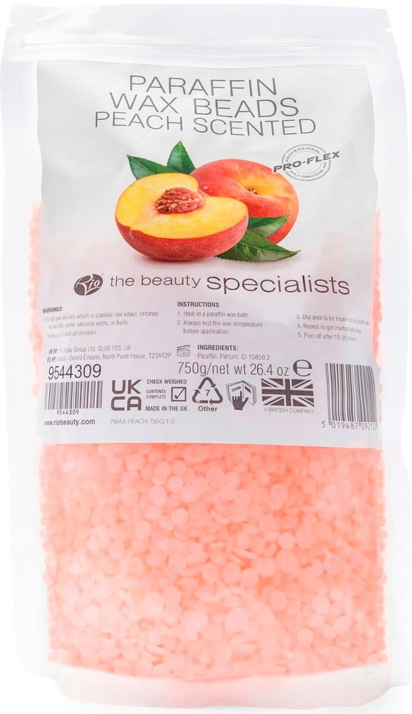 Ceretta Peach Beads 750 g Cera per epilazione Rio 785300178199 N. figura 1