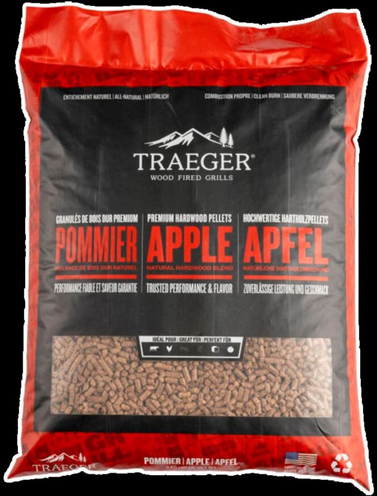 Grillpellets Apple Pellets 9 kg Grillpellets Traeger 669700119502 Bild Nr. 1