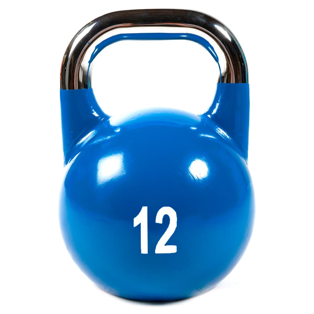 Kettlebell da competizione in ghisa con logo dipinto | 12 KG Kettlebell GladiatorFit 469590100000 N. figura 1