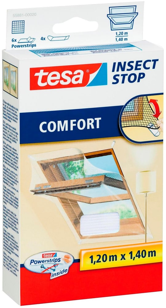 Moustiquaire de fenêtre de toit Insect Stop Comfort Protection anti-insectes Tesa 785300186789 Photo no. 1