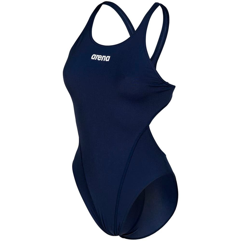 W Team Swimsuit Swim Tech Solid Costume da bagno Arena 468549603843 Taglie 38 Colore blu marino N. figura 1