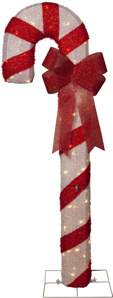 LED Zuckerstange CANDY CANE Leuchtfigur Star Trading 658129900000 Farbe Weiss Grösse B: 60.0 cm x H. 150.0 cm Bild Nr. 1