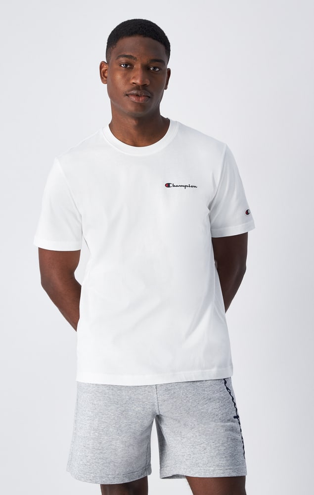 Shirt Crew T-shirt Champion 462430100410 Taille M Couleur blanc Photo no. 1