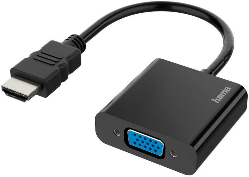 Video-Adapter, HDMI™-Stecker - VGA-Buchse, Audio-Buchse, Full-HD 1080p Video Adapter Hama 798296700000 Bild Nr. 1