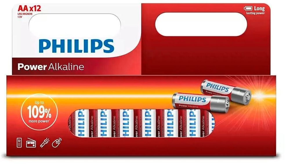 AA / LR06 (12 pezzi) Batteria Philips 785302426057 N. figura 1