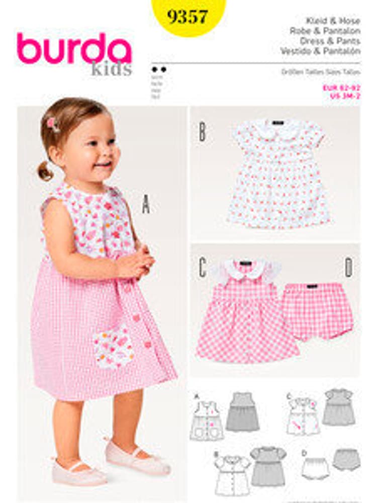 Schnittmuster, Kleid Höschen Schnittmuster burda 669700125284 Bild Nr. 1