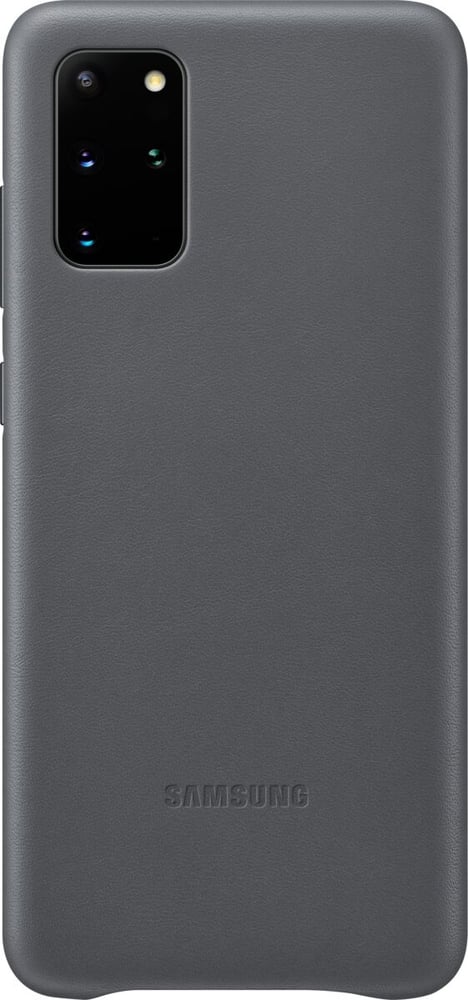 Hard-Cover Leather gray Smartphone Hülle Samsung 785300151204 Bild Nr. 1