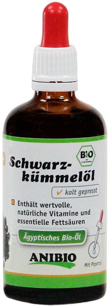 BIO Schwarzkümmelöl 100ml Ergänzungsfuttermittel Anibio 785300191819 Bild Nr. 1