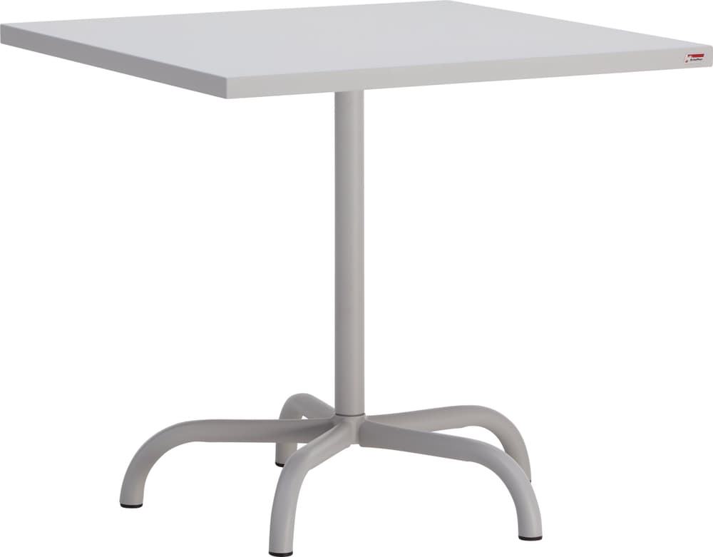 SÄNTIS Table pliante Schaffner 408025100081 Dimensions L: 80.0 cm x P: 80.0 cm x H: 72.0 cm Couleur Gris clair Photo no. 1