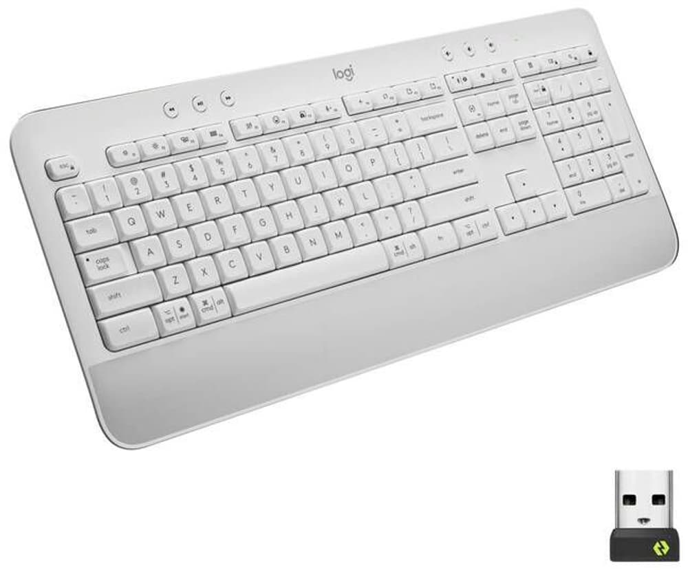 Signature K650 White Universal Tastatur Logitech 785300187395 Bild Nr. 1