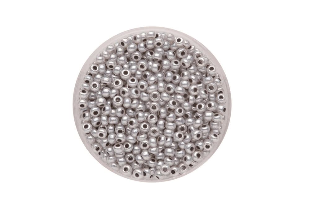 Rocailles 2.6mm cire 17g gris Perles artisanales 608133000000 Photo no. 1