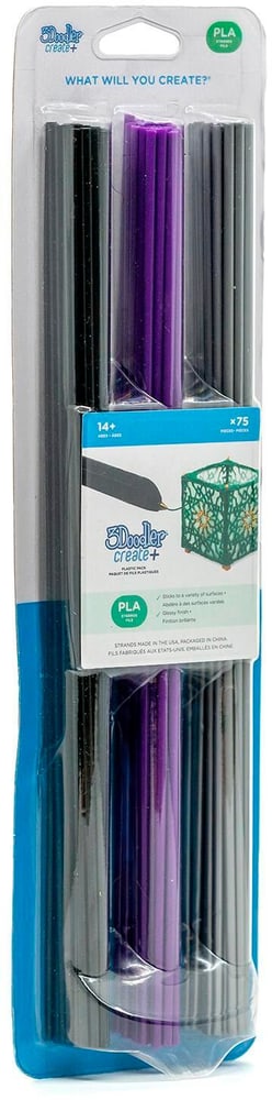3D Pen Filament Create+ & Pro+ Violett, Schwarz, Grau 3D Stifte 3Doodler 785302426430 Bild Nr. 1
