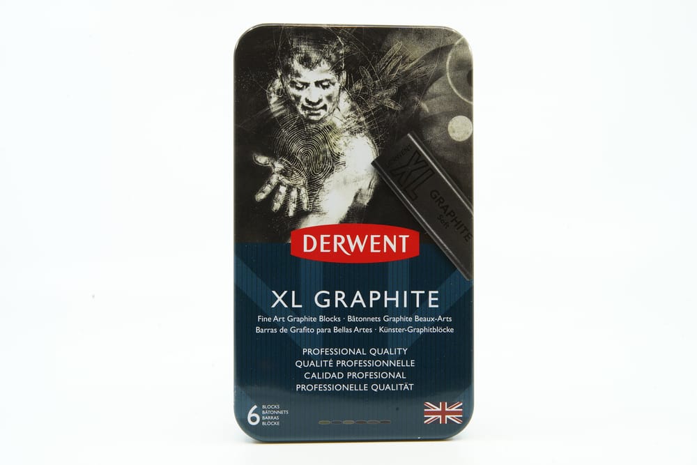 6 Derwent XL Grafite in scatola di metallo Set di colori ad acquerello Pebeo 667039800000 N. figura 1
