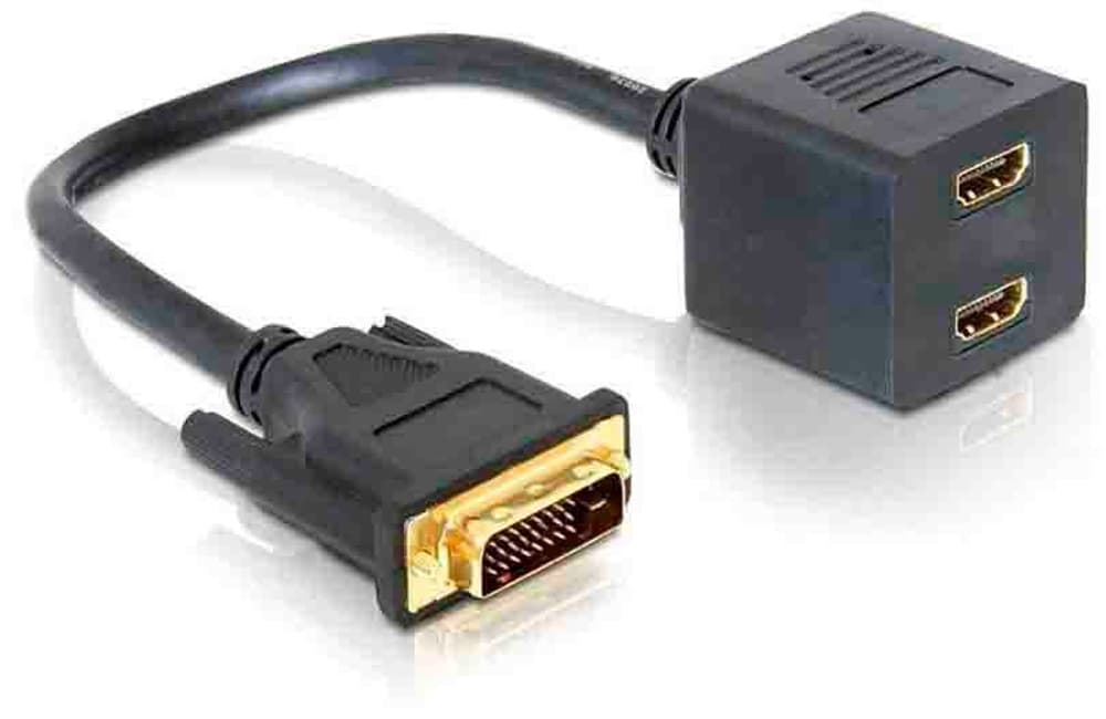 2-Port Signalsplitter HDMI- 2x HDMI 4K 60 Hz HDMI Splitter DeLock 785300166021 Bild Nr. 1