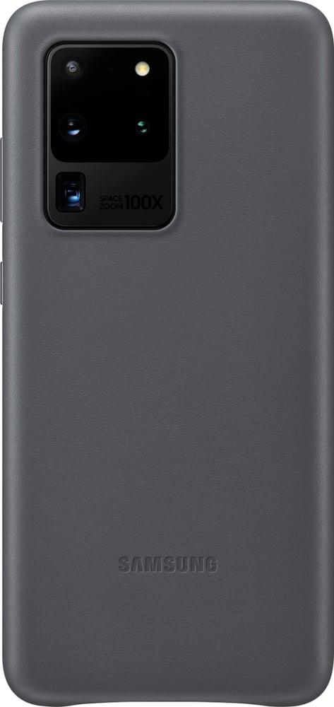 Leather Cover grey Coque smartphone Samsung 785300151203 Photo no. 1